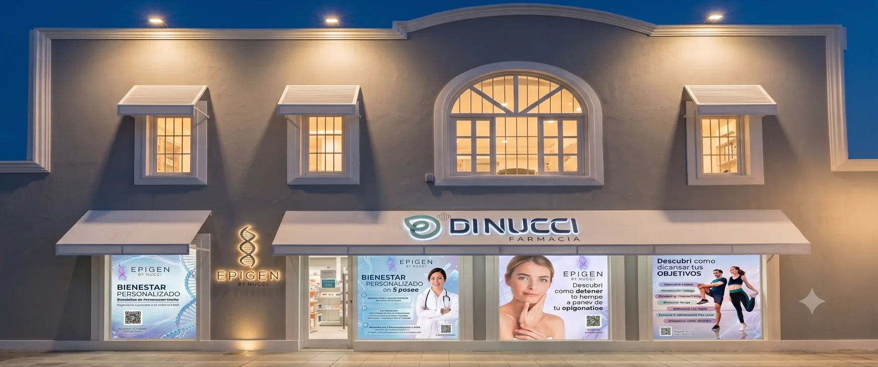 Frente de Farmacia Di Nucci en Bahía Blanca